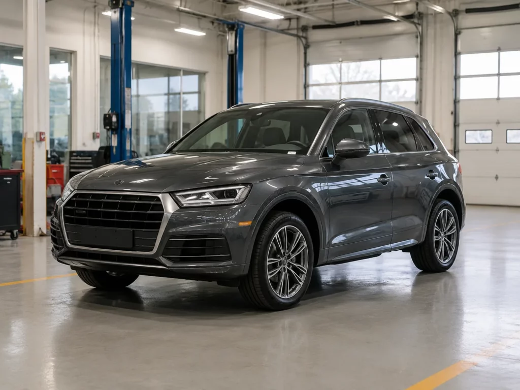 Audi Q5 FY, замена масла в DSG — фотография работ 01