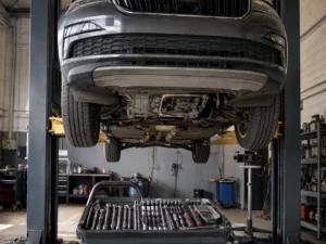 Skoda Kodiaq, замена масла в DSG — фотография работ 04